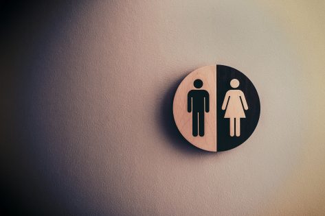 Men's and Women's Restroom Sign